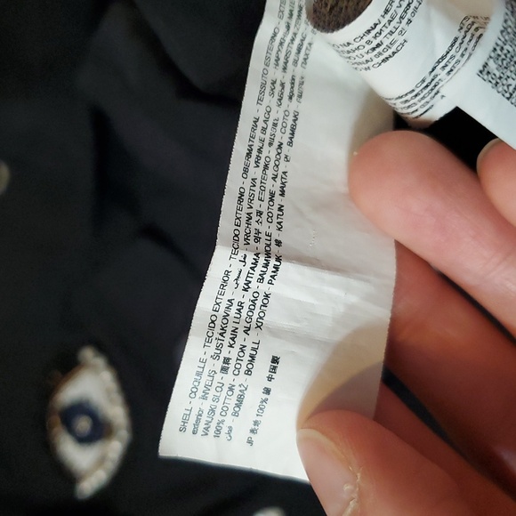 Desigual Black Embellished Black Jacket. Print, Beads, Sequins, Embroidery. M. - Picture 12 of 16